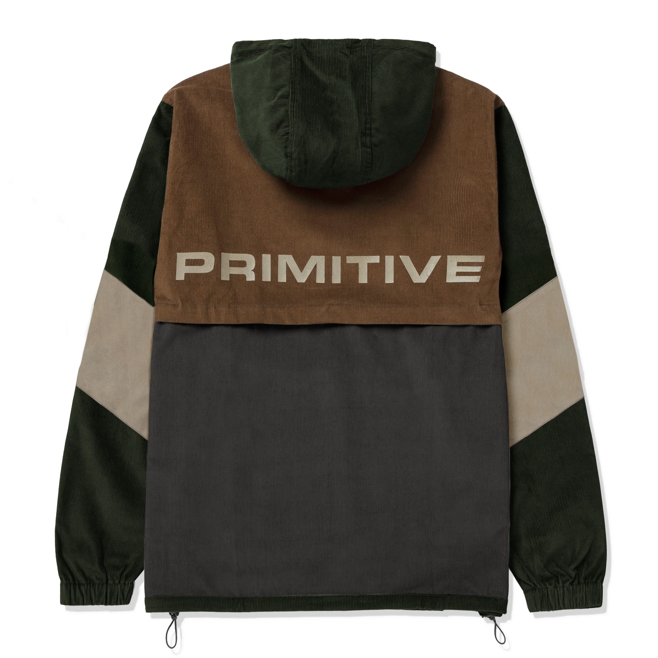 BLOCKED CORDUROY ANORAK - Image 2