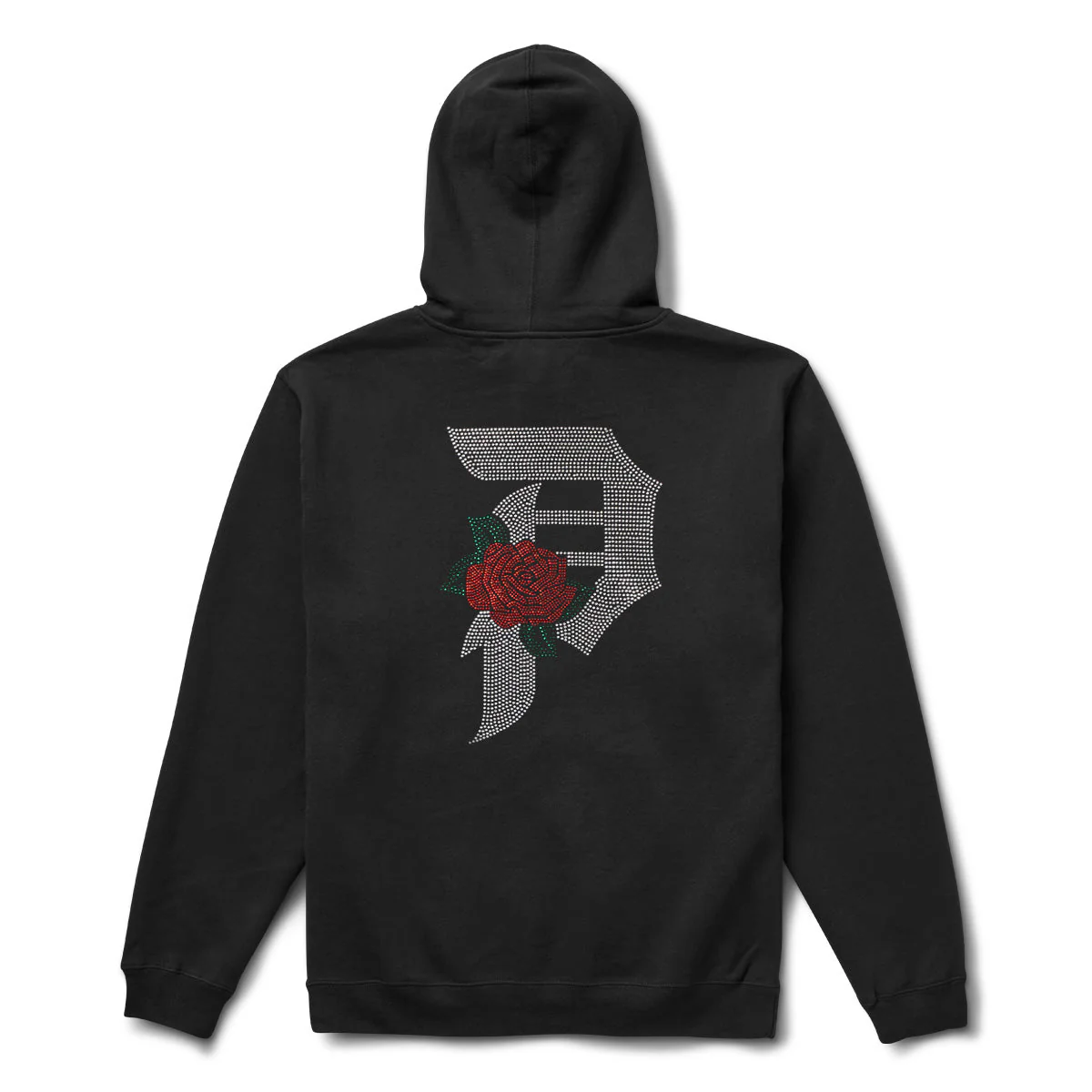 DIRTY P RHINESTONE ROSE HOOD - Image 2
