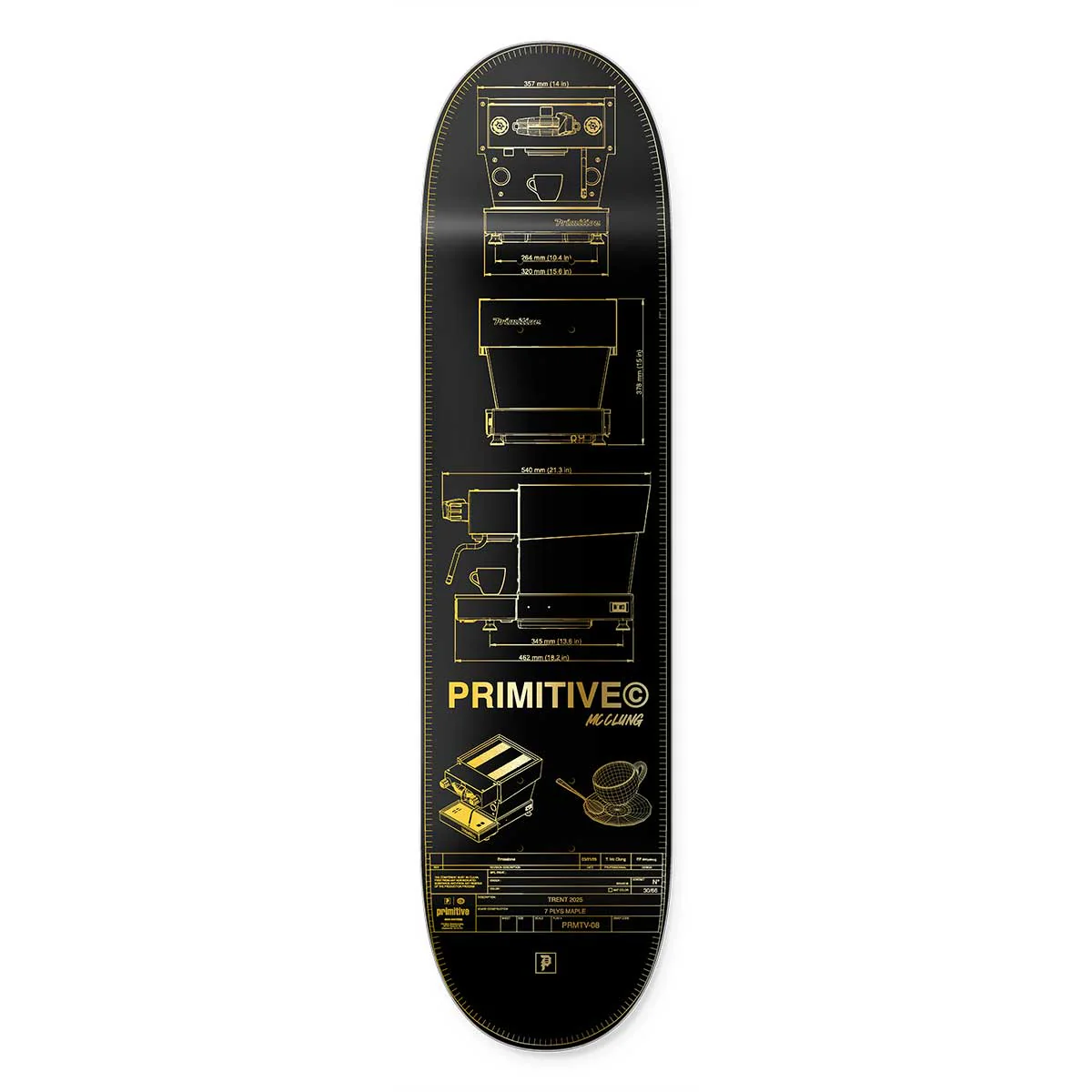 MCCLUNG DOUBLE SHOT DECK - 8.125" & 8.625" - Image 3